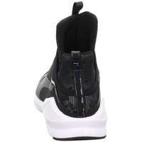 puma fierce swan womens shoes high top trainers in black