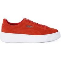 Puma Suede Platform women\'s Shoes (Trainers) in Red