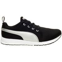 puma carson runner jr womens shoes trainers in silver