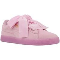 Puma Suede Heart Reset WN S P women\'s Shoes (Trainers) in Pink