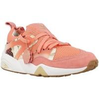 puma bog x careaux womens shoes trainers in pink