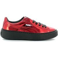 puma 362339 sneakers women red womens trainers in red