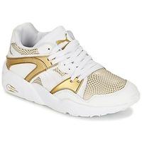 puma blaze gold wns womens shoes trainers in white