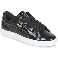 Puma BASKET HEART PATENT WN\'S women\'s Shoes (Trainers) in black