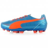 Puma evoSPEED 5.2 Firm Ground Football Boots (Blue) - Kids