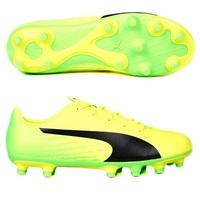 Puma evoSPEED 17.5 Firm Ground Football Boots - Safety Yellow/Black/Gr, Black