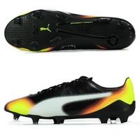 Puma evoSPEED SL-S II Graphic Firm Ground Football Boots - Black/White, Black