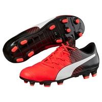 Puma evoPOWER 4.3 Firm Ground Football Boots - Red Blast/Puma White/Pu, Black