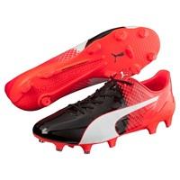 Puma evoSPEED SL-Synthetic II Firm Ground Football Boots - Puma Black/, Black