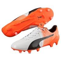 Puma evoSPEED 1.5 Firm Ground Football Boots - Puma White/Puma Black/S, Black