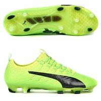 puma evopower vigor 1 firm ground football boots green geckoblacks bla ...