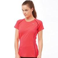 Puma Womens Tech DryCELL Running Top Red Blast