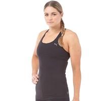 puma womens essential tank top black