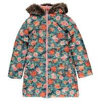 Puffa Fur Hood Jacket Junior Girls