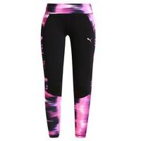 Puma Graphic Long Tights - Womens - Black/Magenta