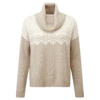 Purist Cashmere Fairisle Sweater (Natural/Pure White / 18)