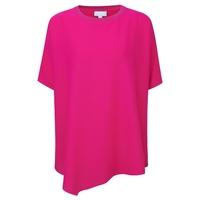 pure silk poncho summer pink sm