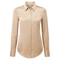 Pure Silk Blouse (Champagne Beige / 08)