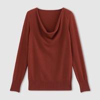 pure cashmere cowl neck jumper