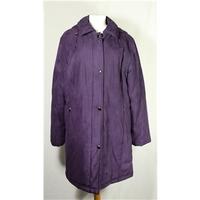 Purple hooded coat Jacques Vert - Size: XL - Purple - Casual jacket / coat