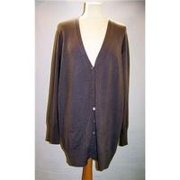 pure collection size 16 brown cardigan