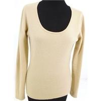 Pure Collection Size 10 High Quality Soft and Luxurious Pure Cashmere Wheat Jumper