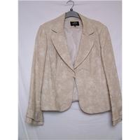 pure linen per una size 16 beige casual jacket coat