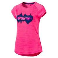 Puma Run Short Sleeve Tee - Womens - Knockout Pink