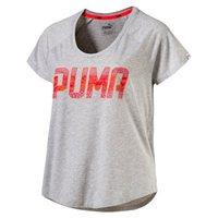 puma athletic fashion tee womens light grey heather
