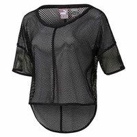 puma explosive mesh top womens black