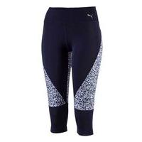 puma culture surf 34 running tights womens peacoatwhitepurple