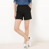 Pure Linen High Waist Shorts