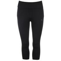 puma essential three quarter running tights ladies