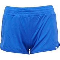 puma womens drycell mesh it up training shorts dazzling blue