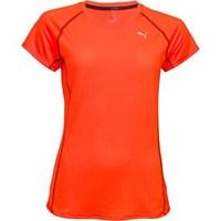 Puma Womens Tech DryCELL Running Top Red Blast