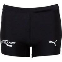 puma womens drycell running tight shorts black