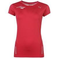 puma pr fit short sleeve tshirt womens