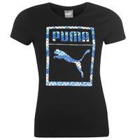 Puma Box 80s QTT T Shirt Ladies