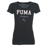 Puma STYLE ATHL TEE W women\'s T shirt in black