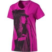 puma 590947 t shirt women womens t shirt in purple