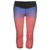 puma graphic three quarter tights ladies