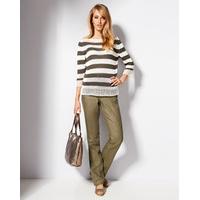 Pure Linen Straight Leg Trousers