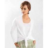 Pure Linen Jersey Two-Piece Cardigan And Top
