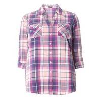 Purple Check Shirt, Purple