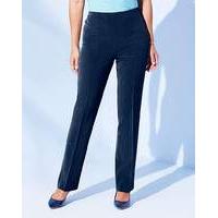 Pull-On Comfort-Fit Trousers Short