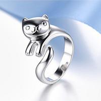 pure womens 925 silver plated high quality handwork elegant ring promi ...