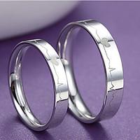 pure womens 925 silver plated high quality handwork elegant ring 2pcs  ...