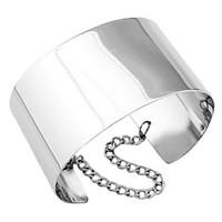 Punk Style Alloy Extra-wide Opening Bracelet(Assorted Colors) Christmas Gifts