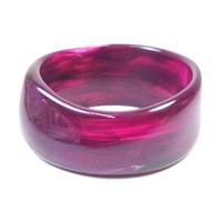 Purple plastic bangle