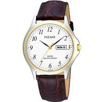 pulsar mens strap watch pxd294x1